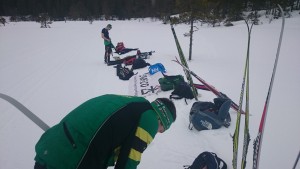 Hektisk smøring før start